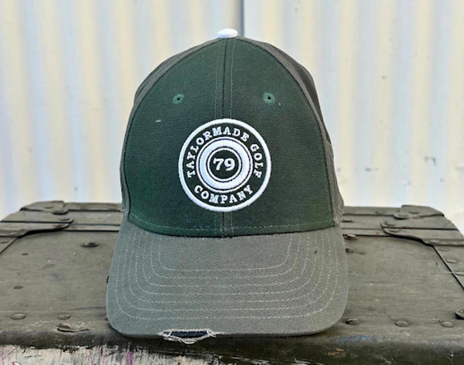 TaylorMade Golf 79 Snapback Hat Green Gray