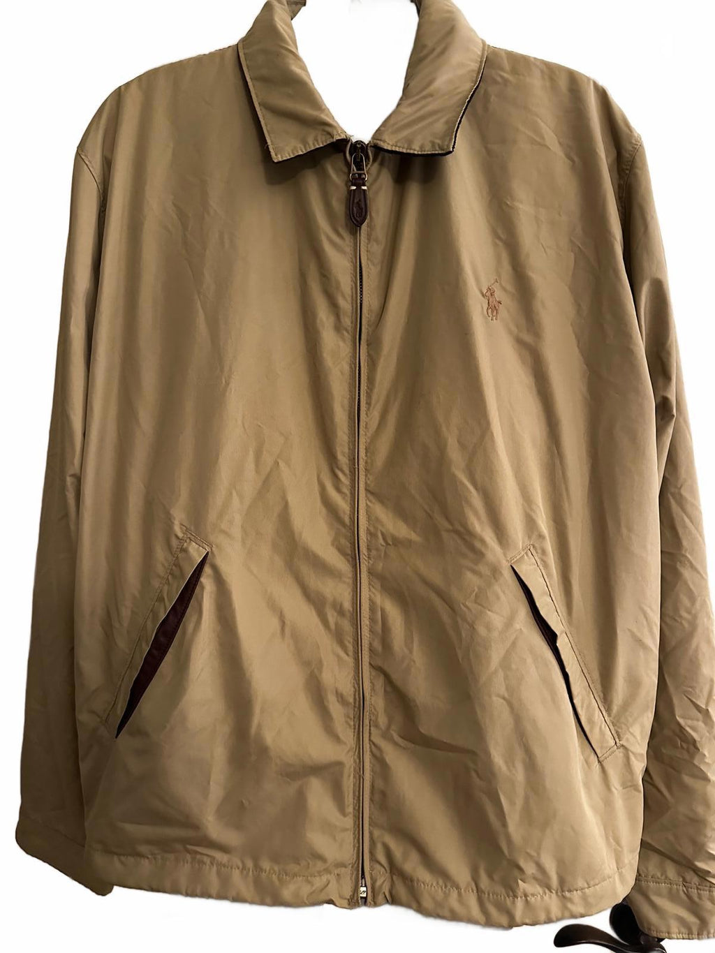 Polo Ralph Lauren Khaki Zip Jacket Men’s Large