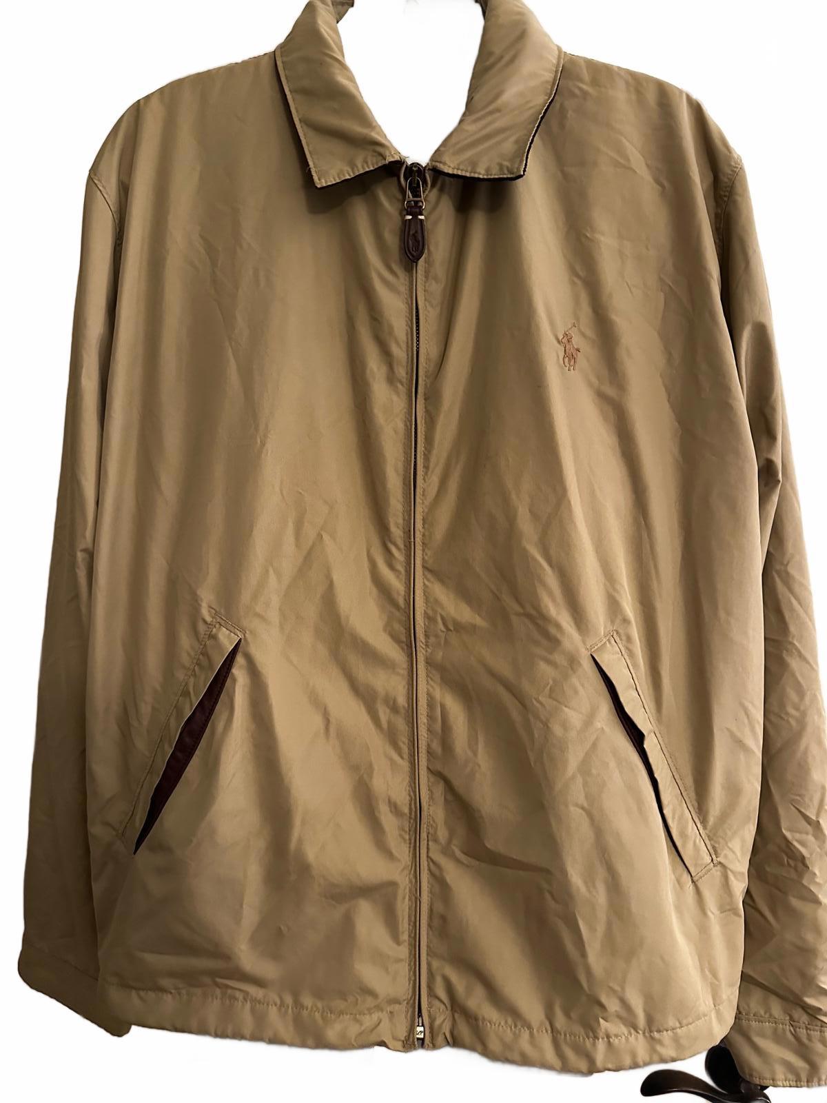 Polo Ralph Lauren Khaki Zip Jacket Men’s Large