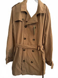 Goodfellow Men’s Tan Trench Coat Belted XL NWT
