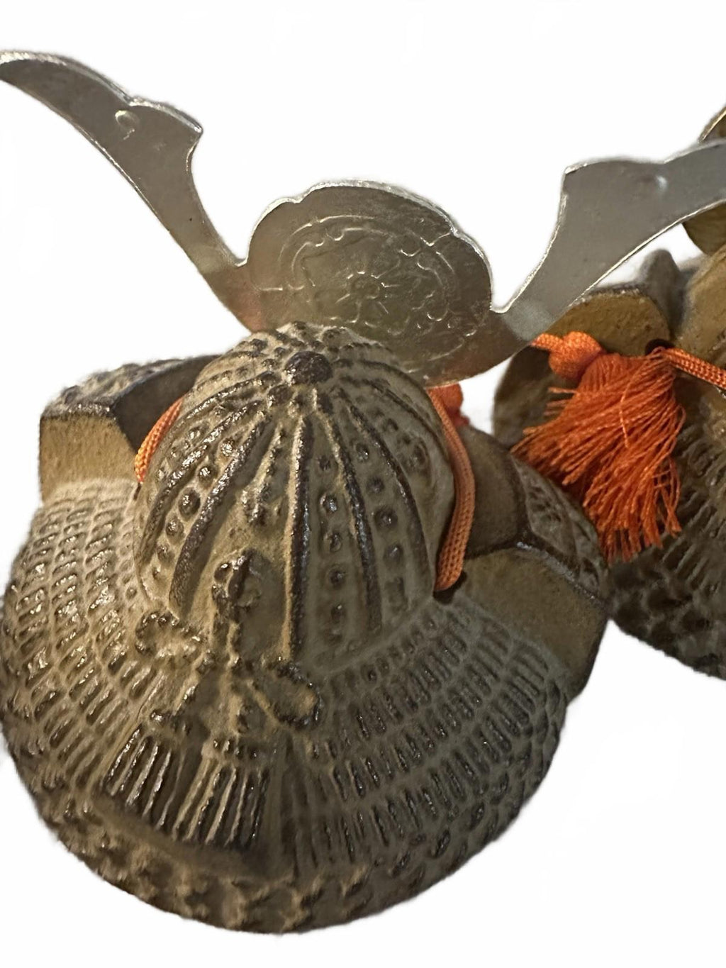 Set of 3 Japanese Samurai Kabuto Ornaments
