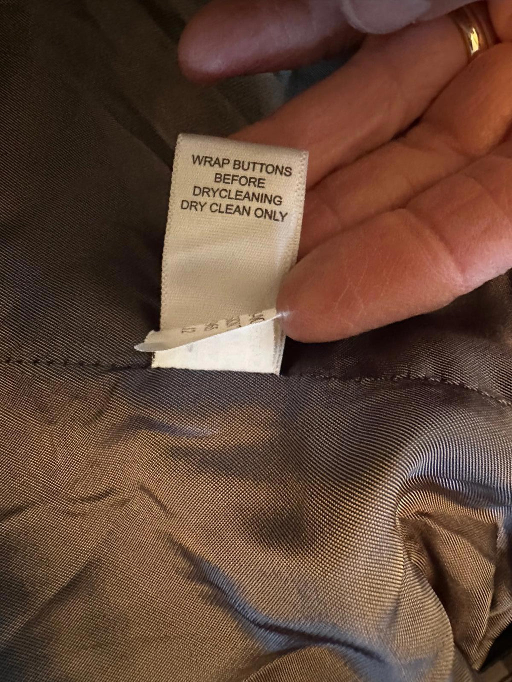 Banana Republic Brown Moleskin Cotton Coat Men’s L