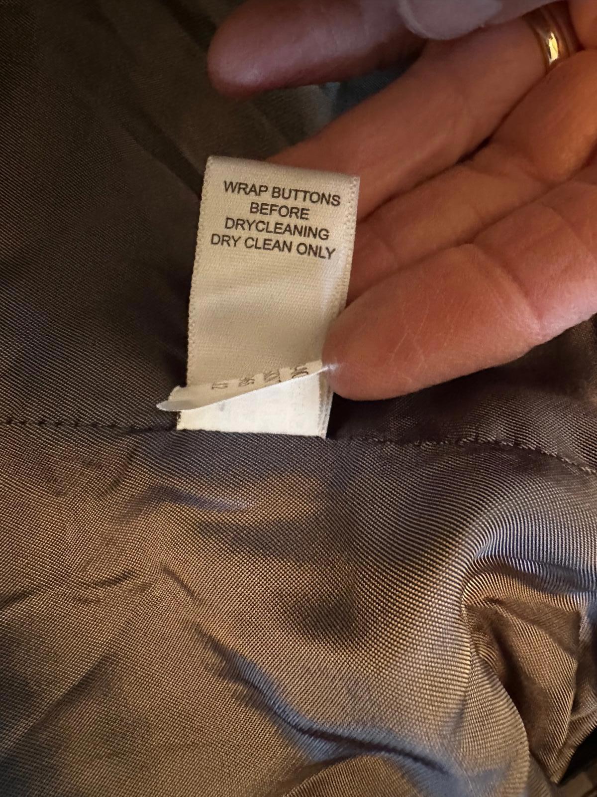 Banana Republic Brown Moleskin Cotton Coat Men’s L