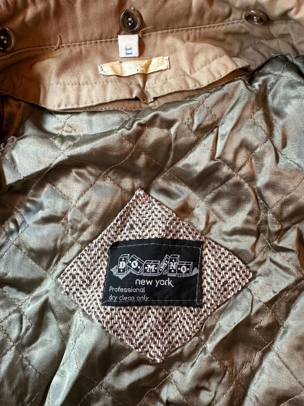 Domino New York Trench Coat w/ Liner Sz 11/12