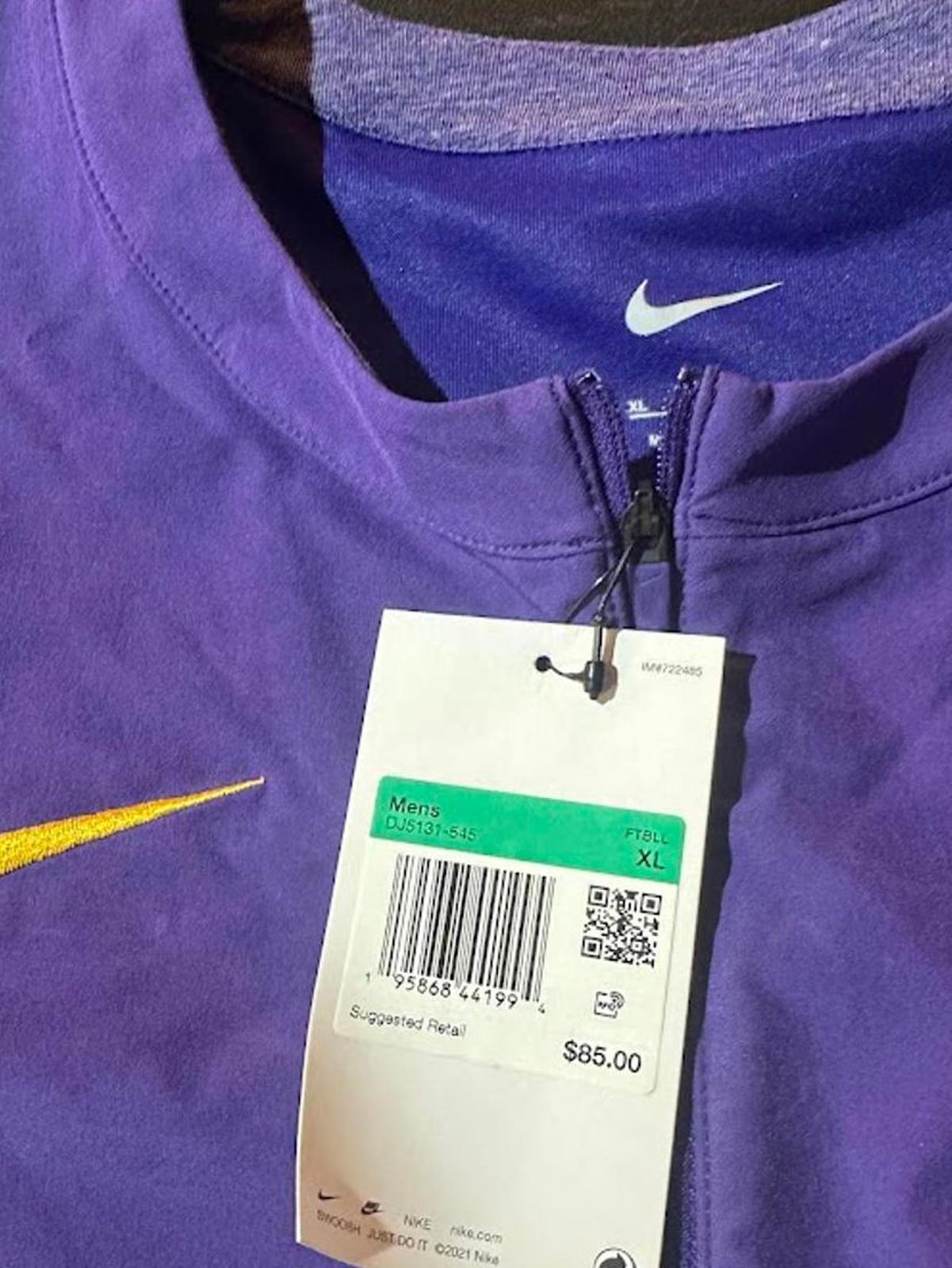 Nike Dri-FIT 1/4 Zip Pullover XL NWT