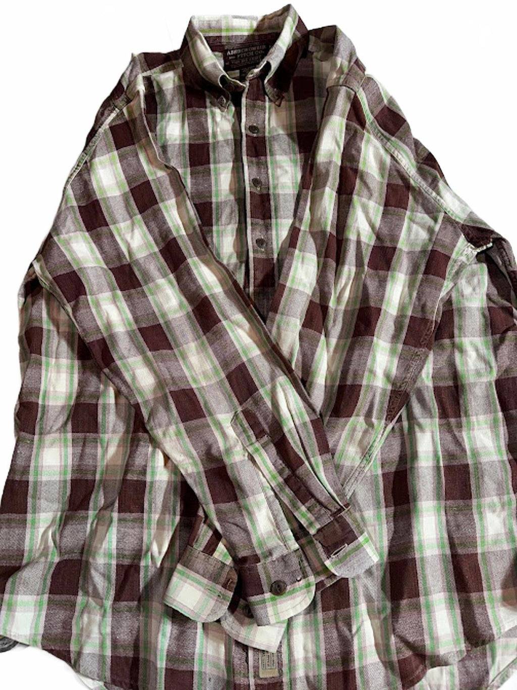 Abercrombie & Fitch “The Big Shirt” Plaid Button-Down