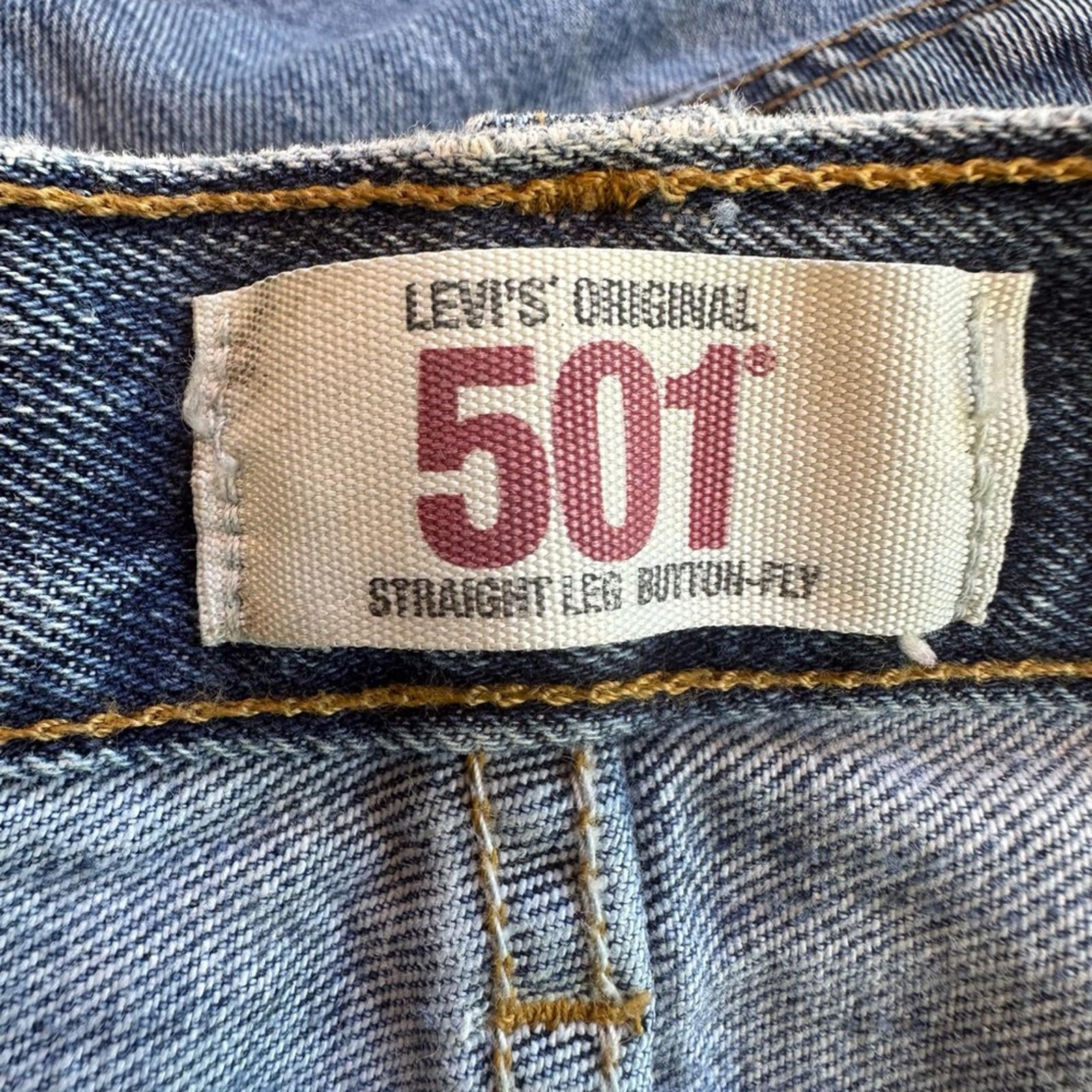 Levi's Blue Straight Leg Jeans Classic Denim 32x30