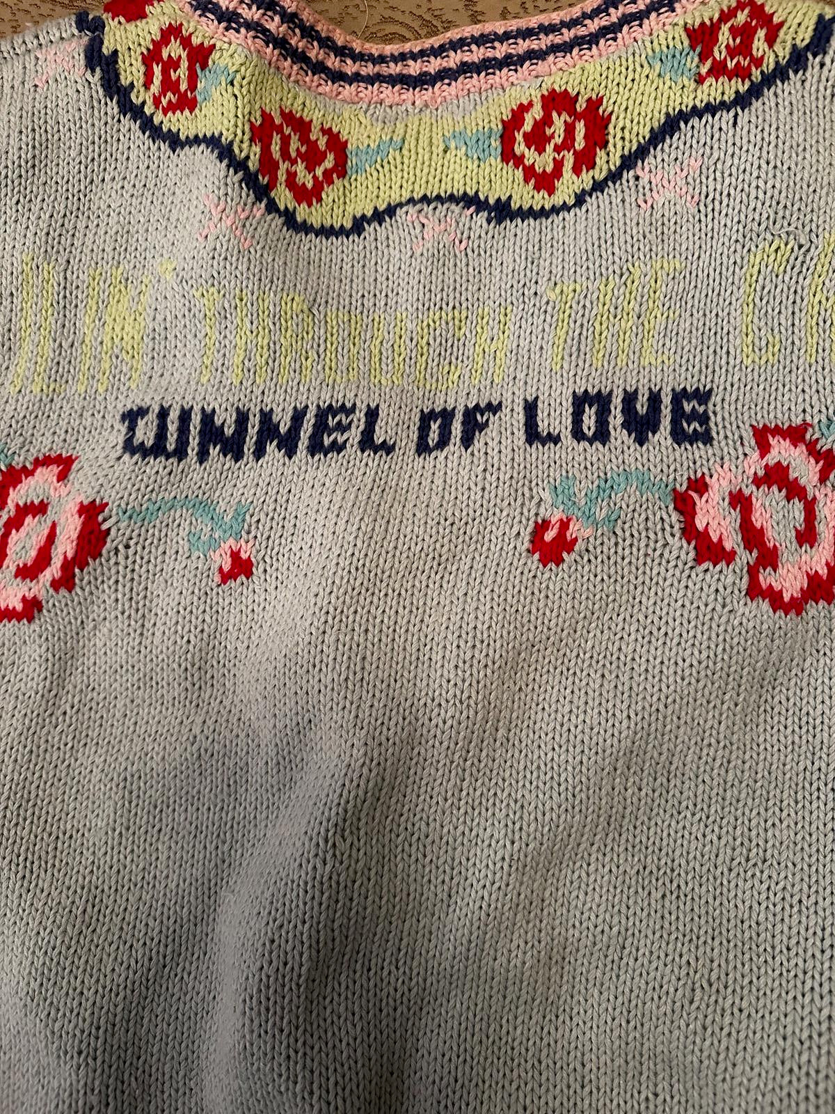 No! Vintage Patch Knit Cardigan L/XL