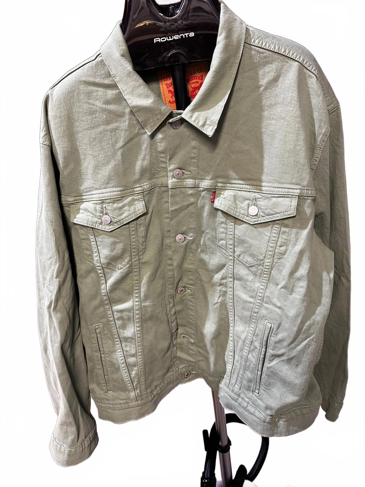 Levi’s Men’s XX Trucker Jacket – Sage Green, Size XXL