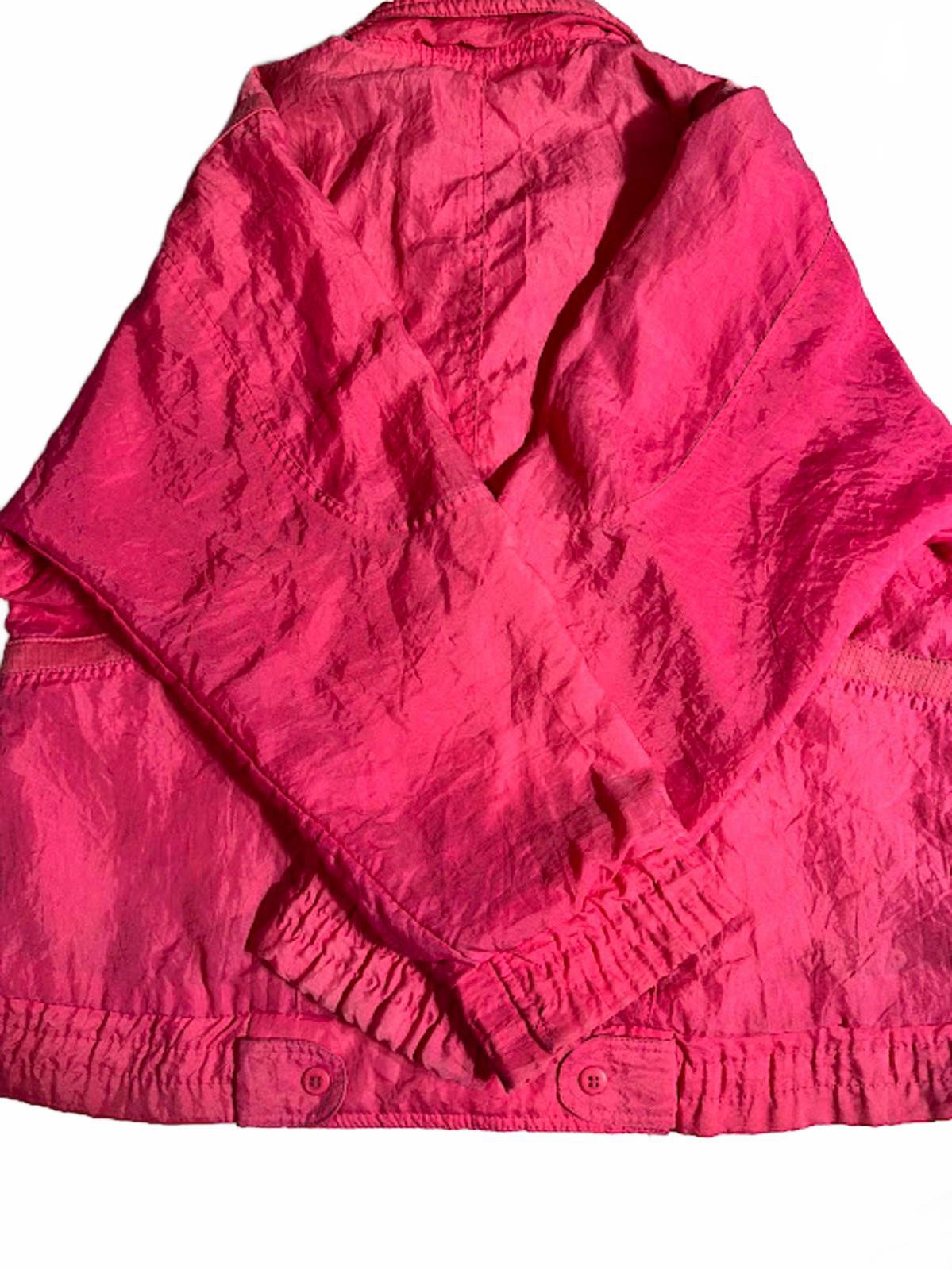 Vintage Crosswinds Pink Windbreaker Retro Logo Jacket L