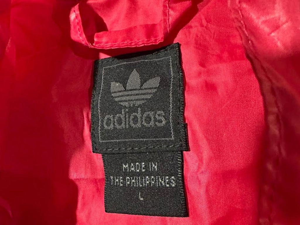Vintage Adidas 3 Stripe Windbreaker Hot Pink L
