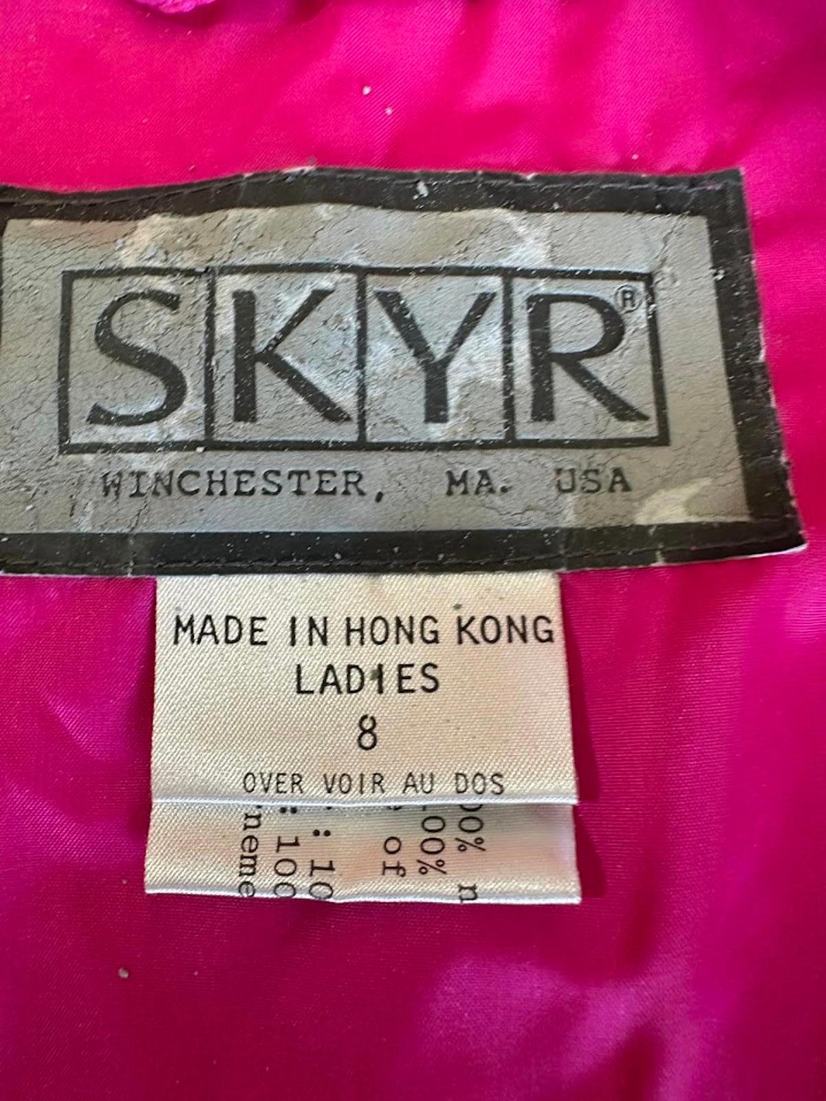 Vintage SKYR Neon Ski Jacket Women’s 8 Hong Kong