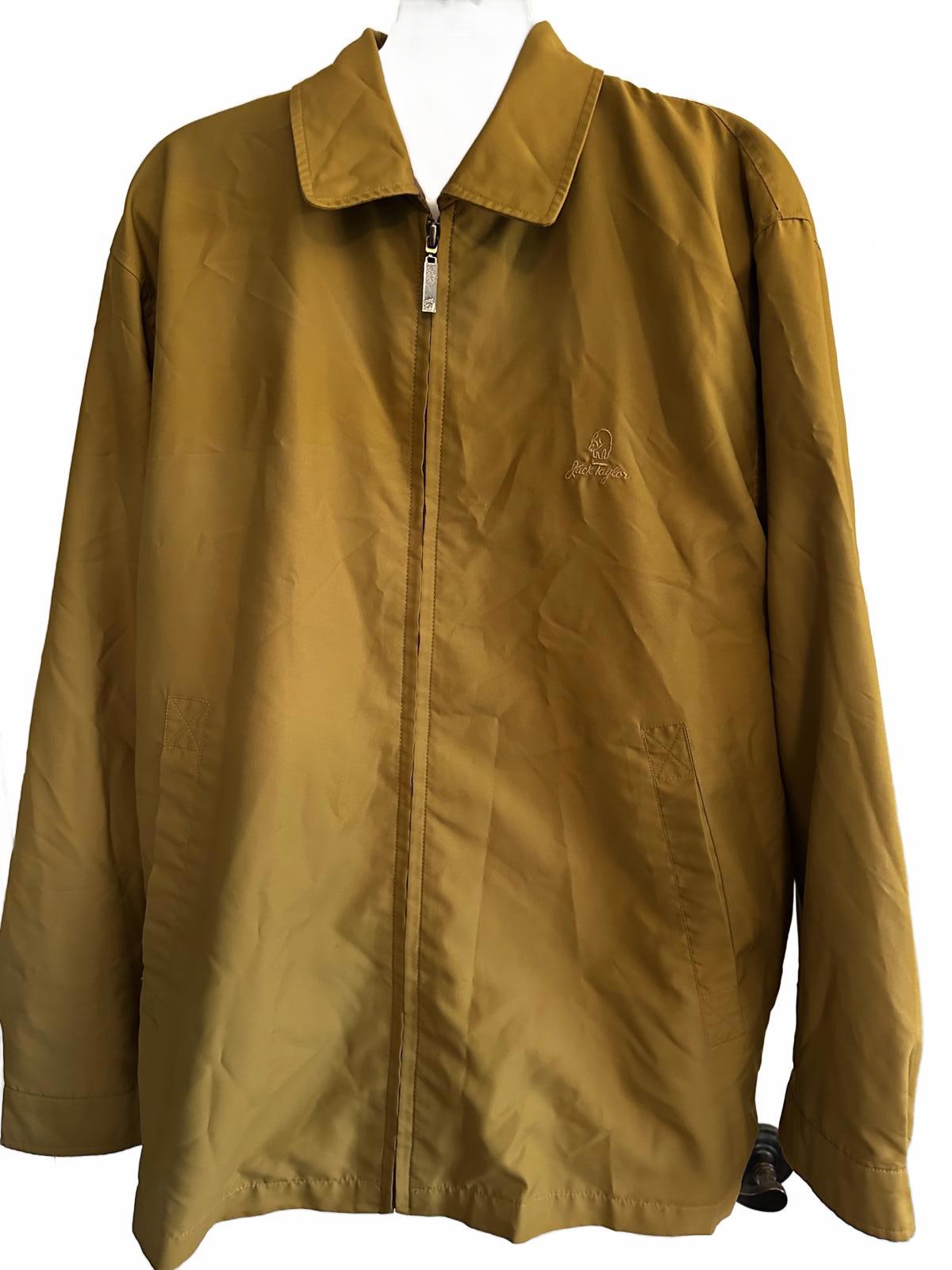 Jack Taylor Vintage Light Jacket L/XL Mustard Brown