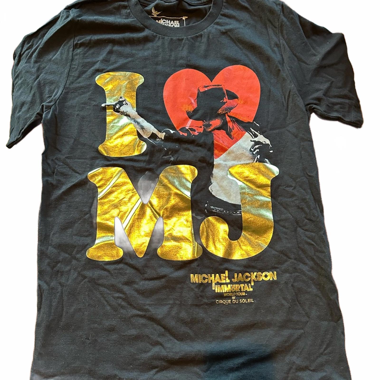 Michael Jackson Immortal Tour Tee Black Size S