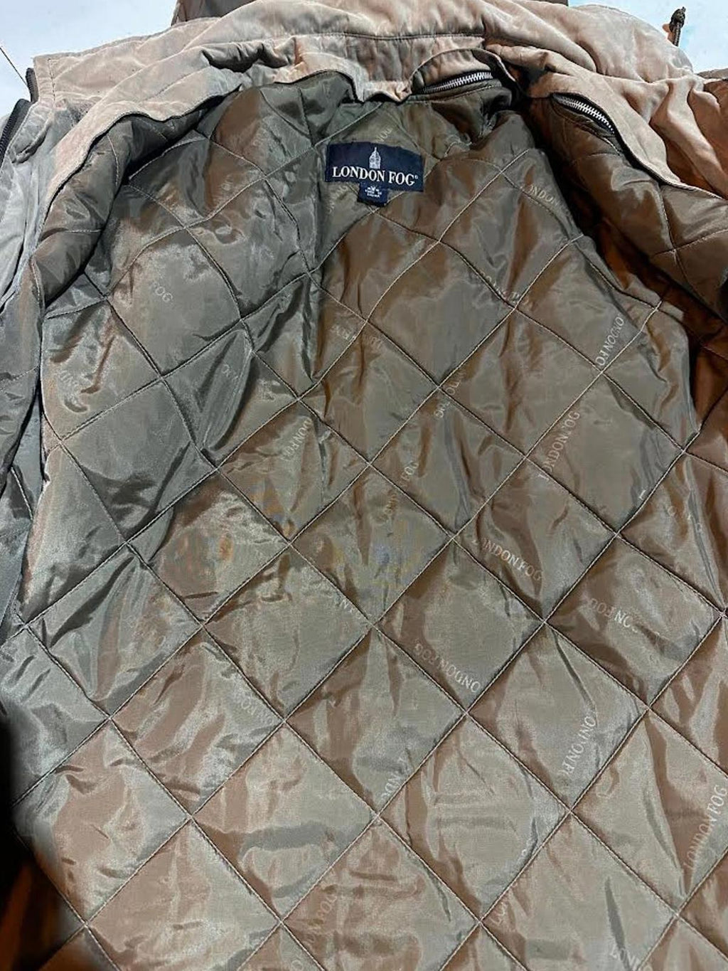 London Fog Insulated Field Jacket w/ Hideaway Hood M
