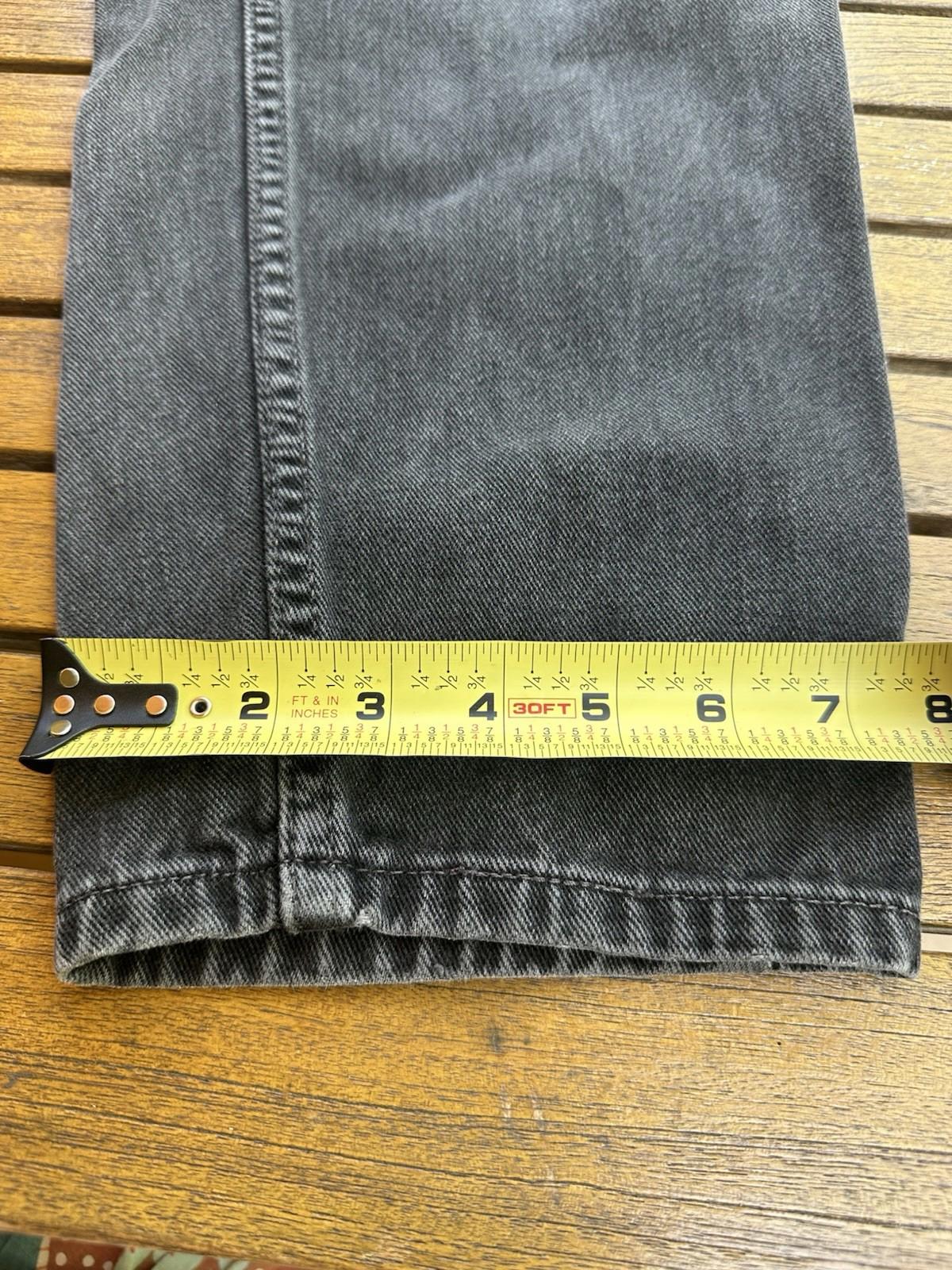 Levi's 560 Jeans Men's Size 34x32 Black Loose Fit Tapered