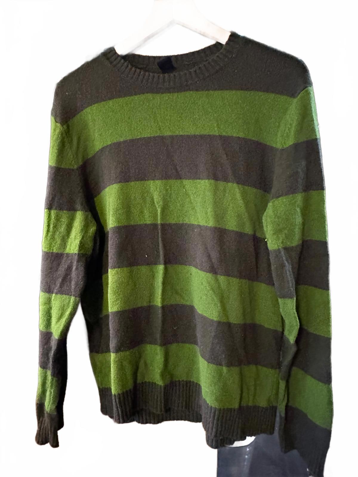 GAP Green Striped Sweater Men’s Large