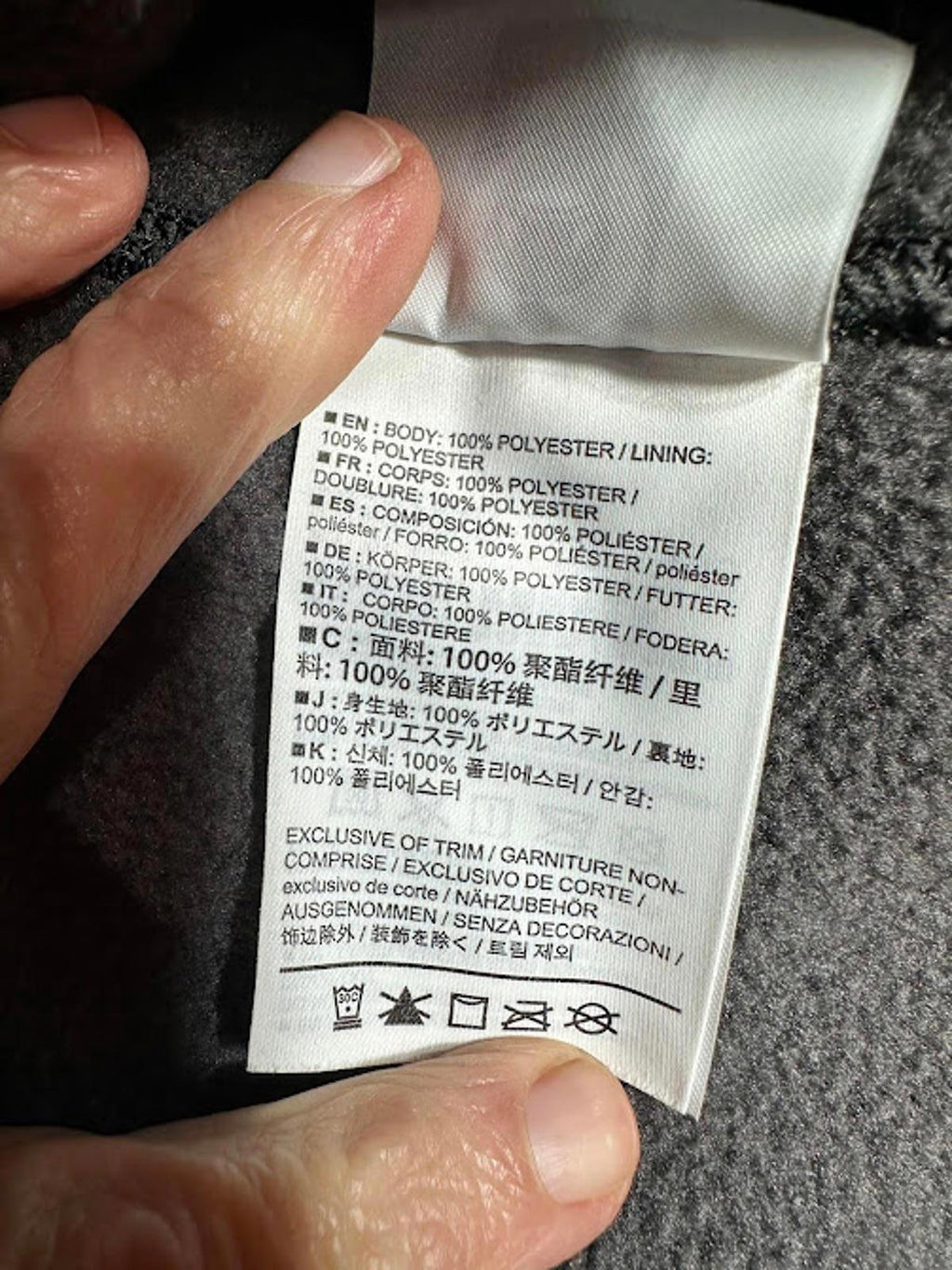 Arc’teryx Men’s Gray Fleece Zip Jacket XL