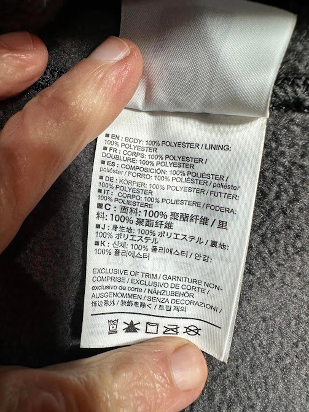 Arc’teryx Men’s Gray Fleece Zip Jacket XL