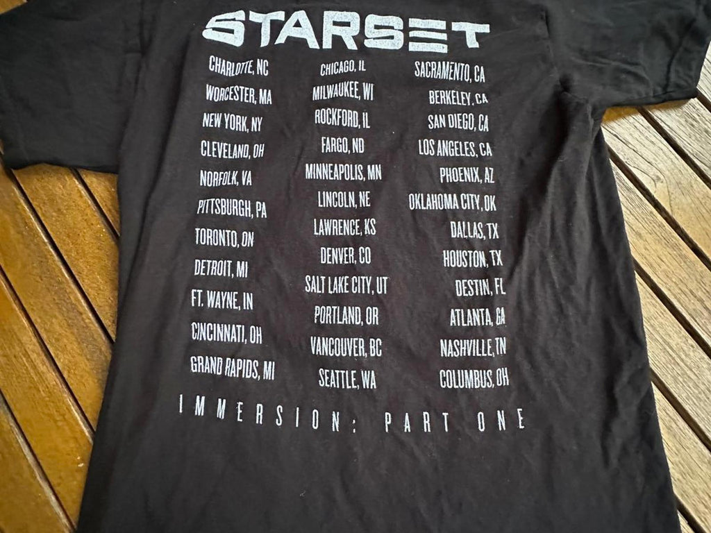 Starset TShirt Immersion Part One Tour Graphic Sci-Fi Rock