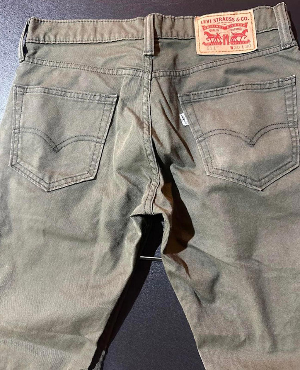 Levi’s 511 Slim Olive Green Jeans 30x30