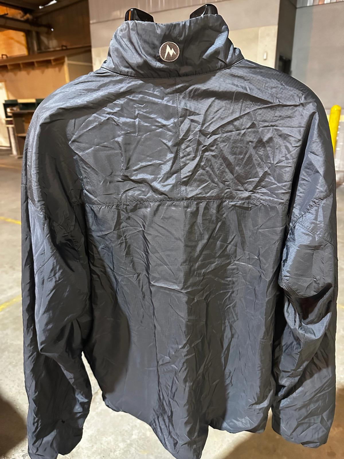 Marmot Black Lightweight Wind Shell Jacket L