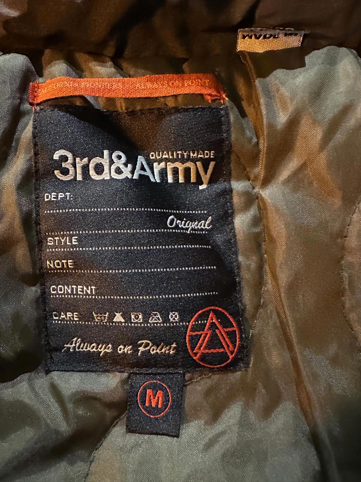 3rd & Army Camo Hooded Parka Jacket Men’s M