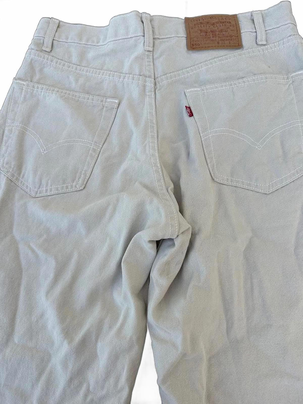 Levi’s 550 Sand Denim Relaxed Fit Jeans USA 33x30