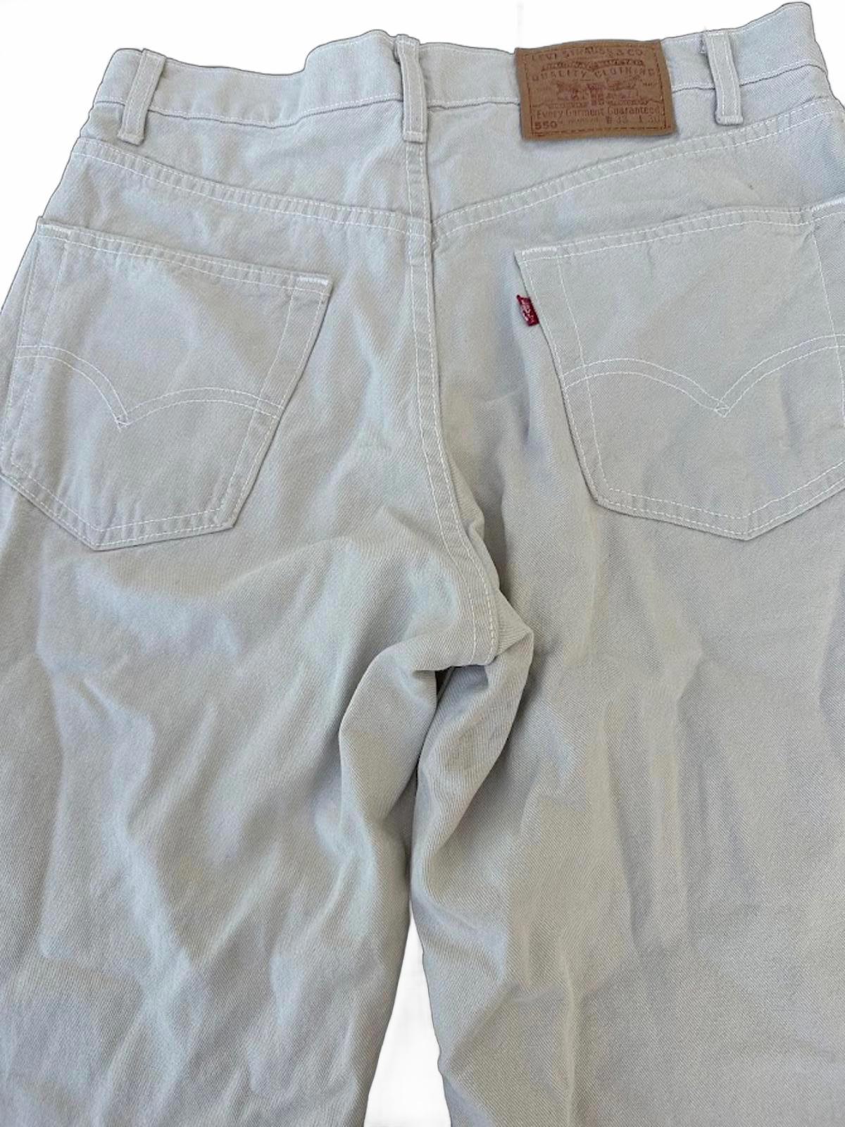 Levi’s 550 Sand Denim Relaxed Fit Jeans USA 33x30