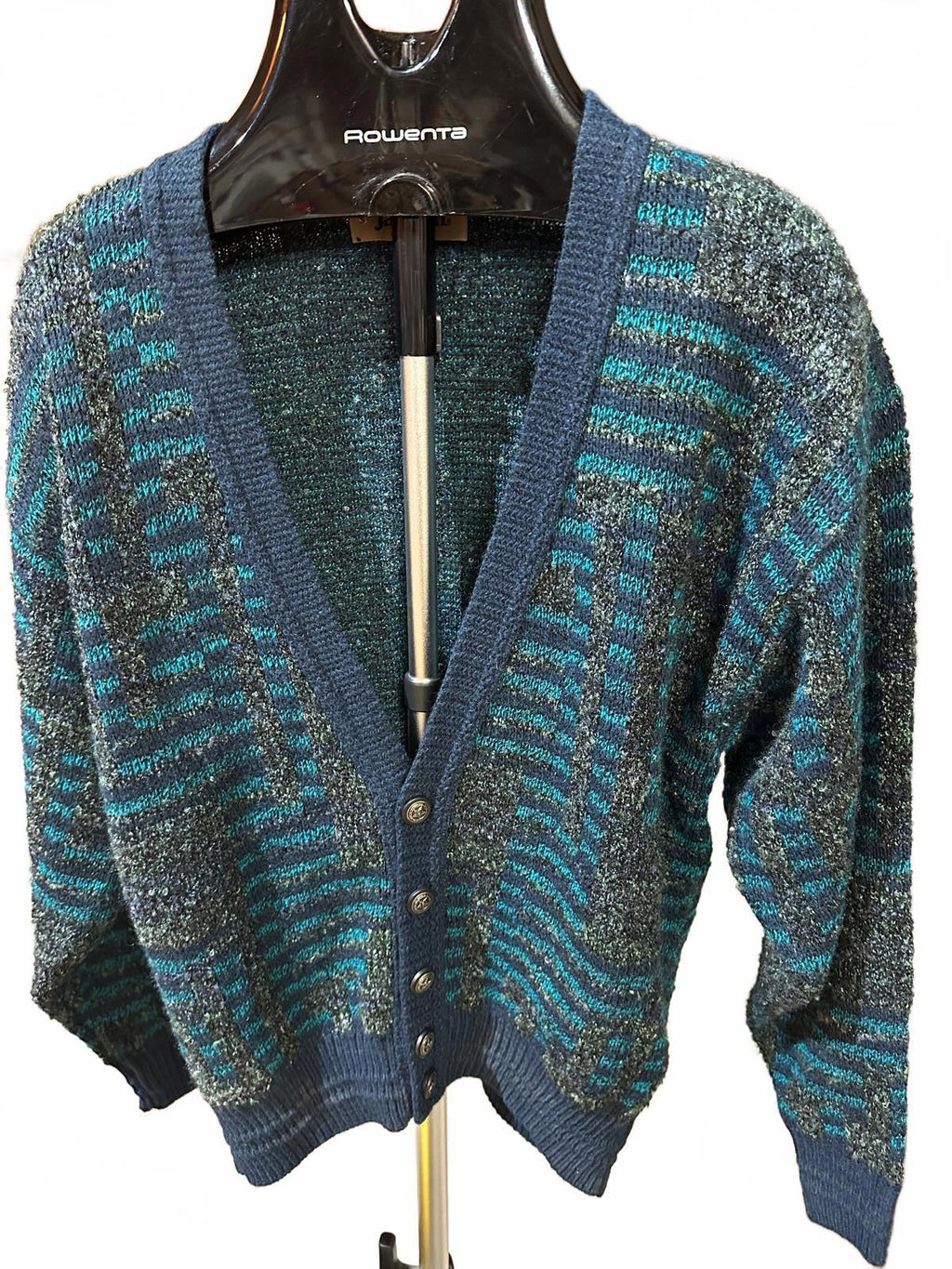 Vintage Jantzen USA-Made Acrylic Cardigan – 1980s/early 1990s