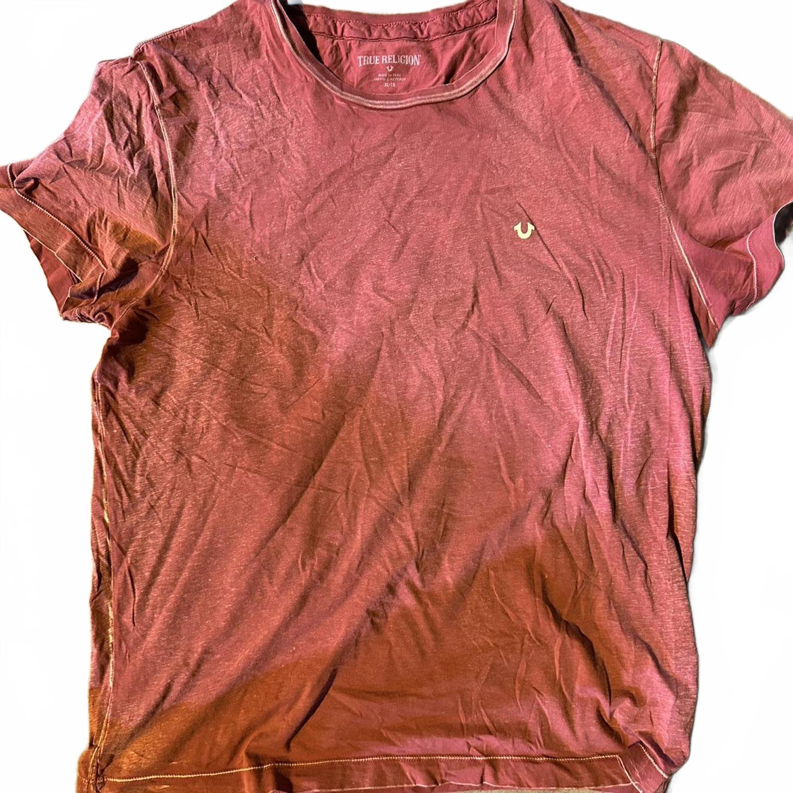 True Religion Red Crewneck Tee XL