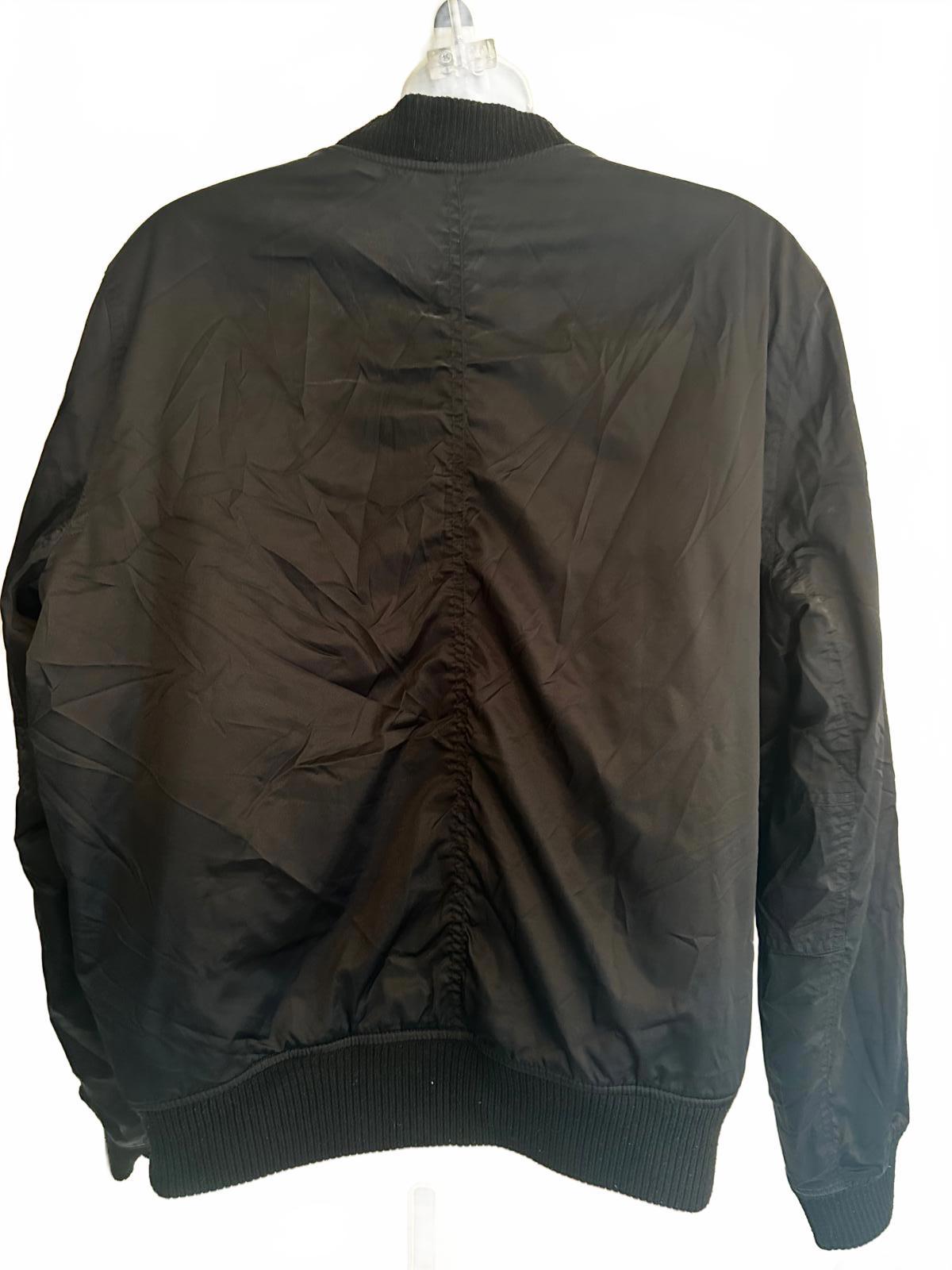 American Eagle Black Bomber Jacket Men L-XL