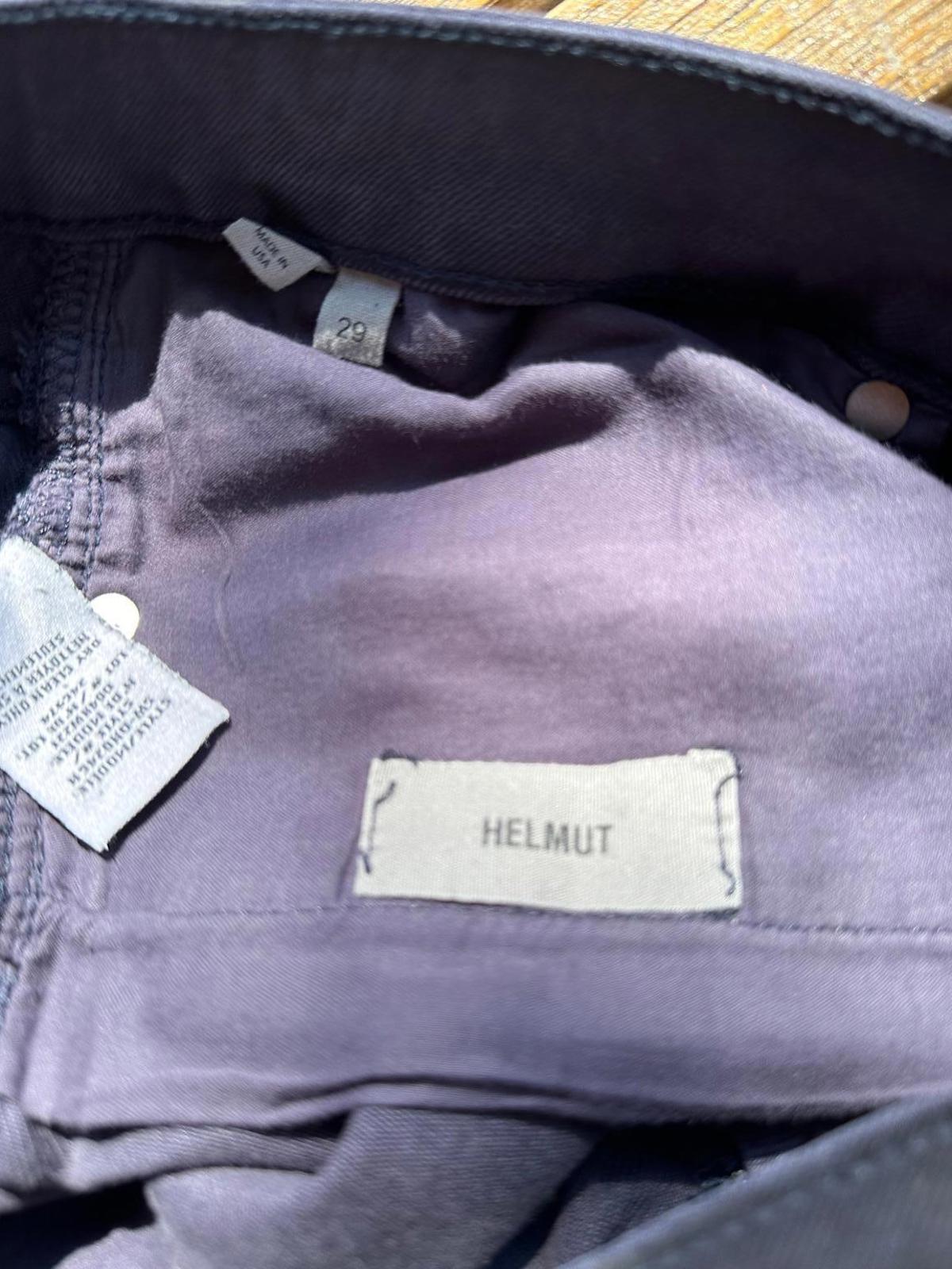 HELMUT by Helmut Lang Wax-Coated Black women's jeans