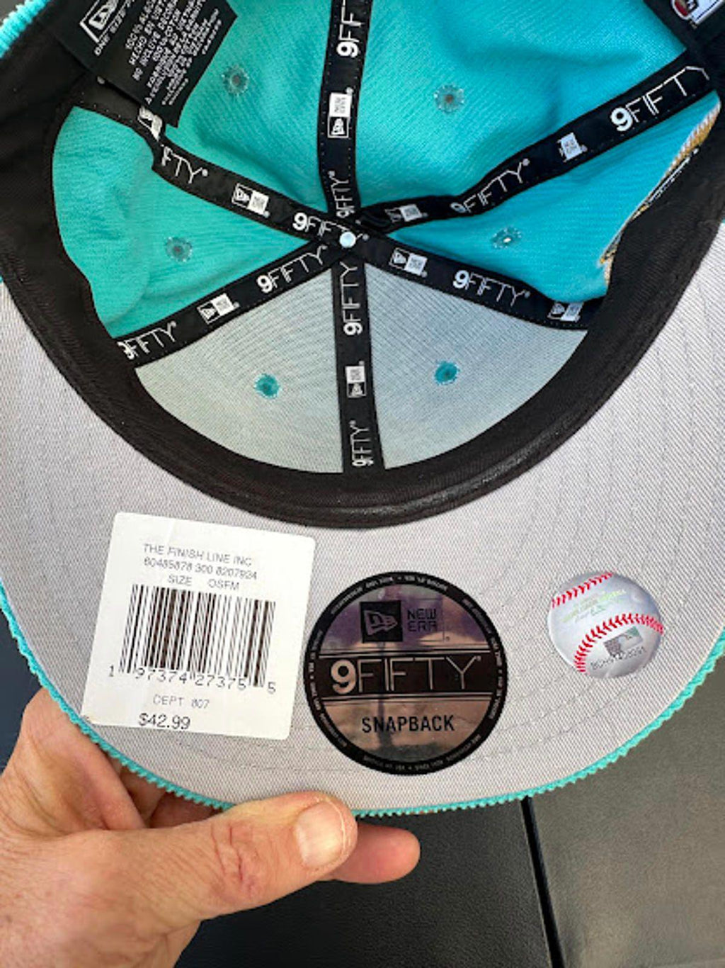 Florida Marlins New Era Corduroy 9FIFTY Hat