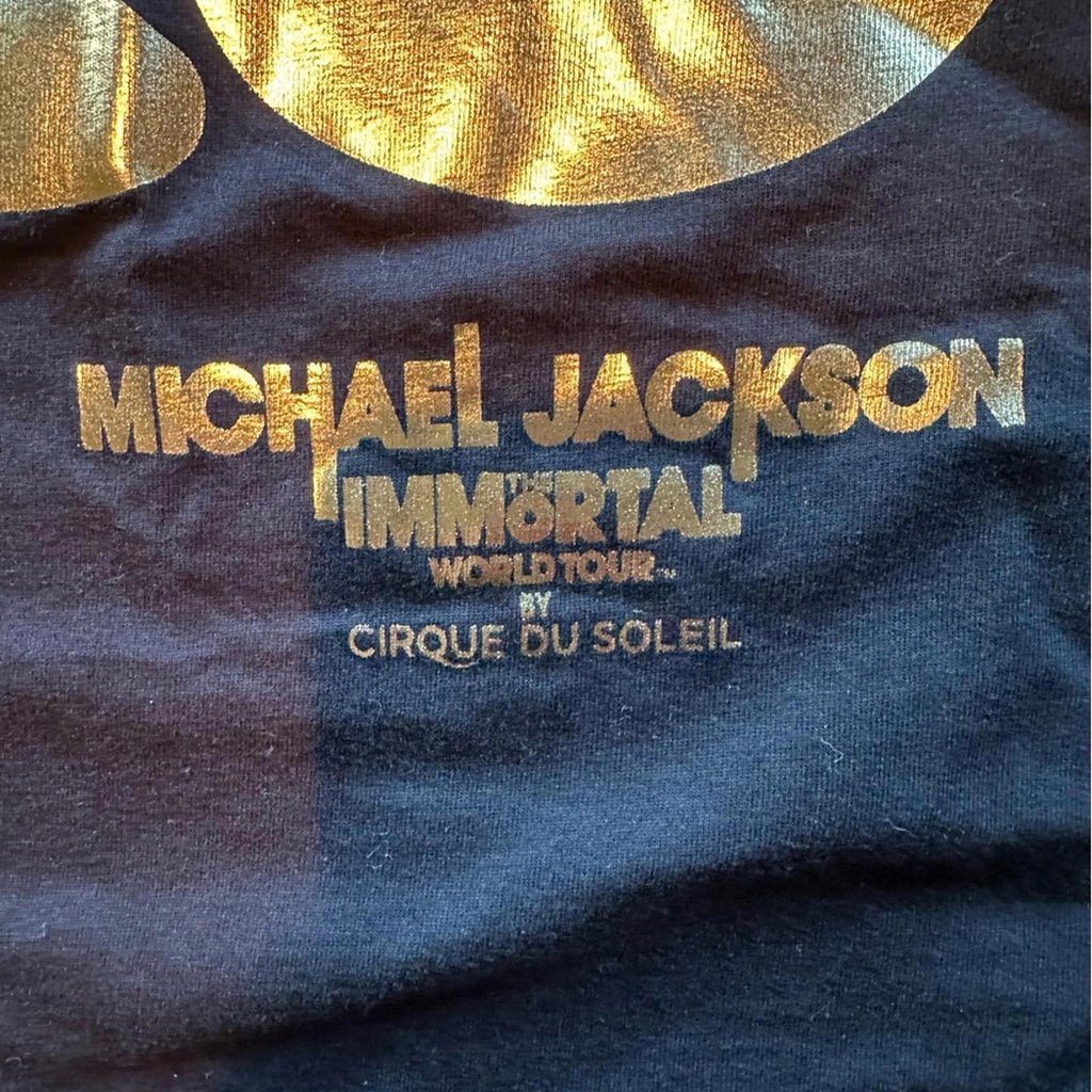 Michael Jackson Immortal Tour Tee Black Size S