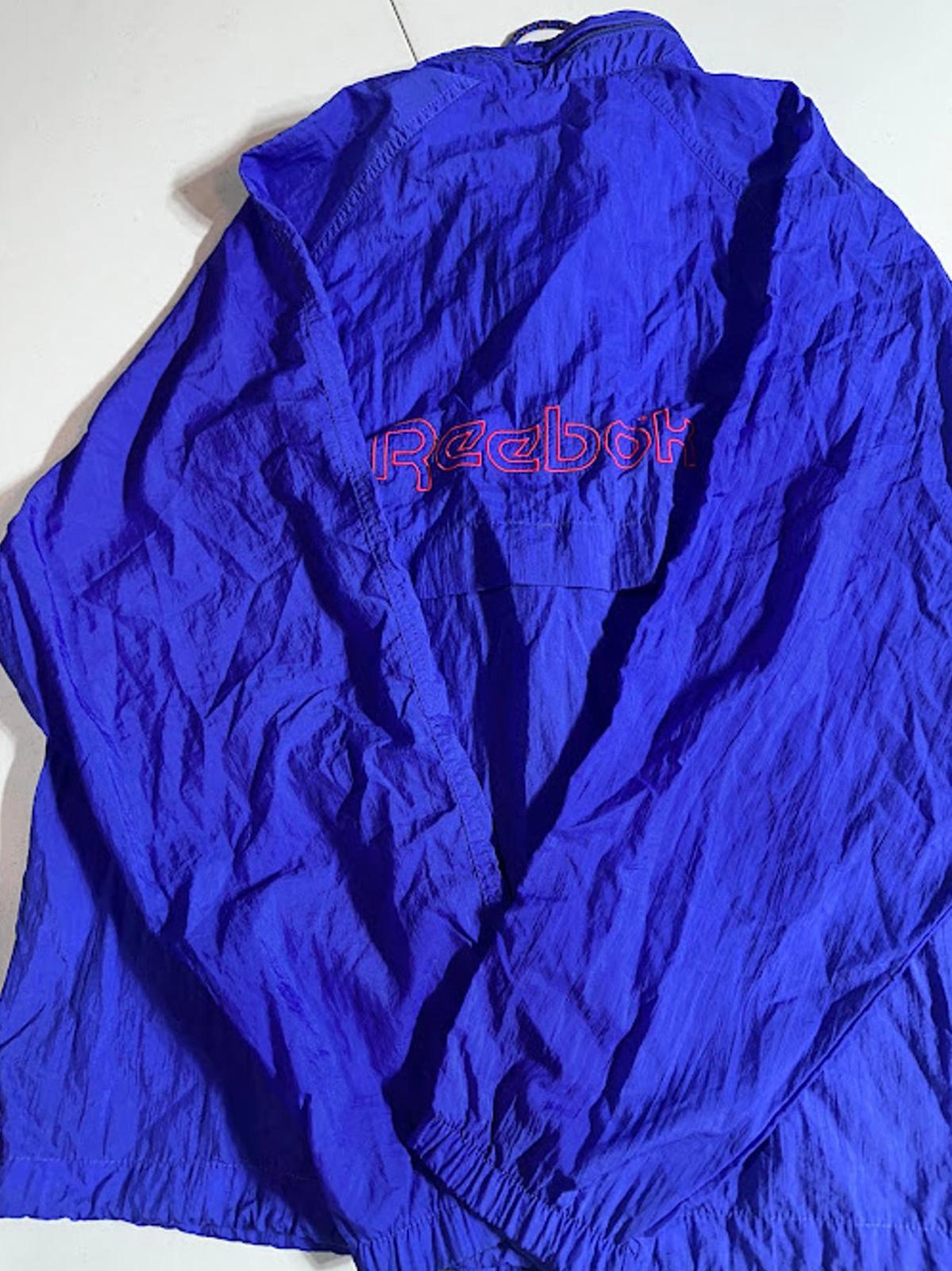 Vintage Reebok Sport Blue Windbreaker Jacket 90s