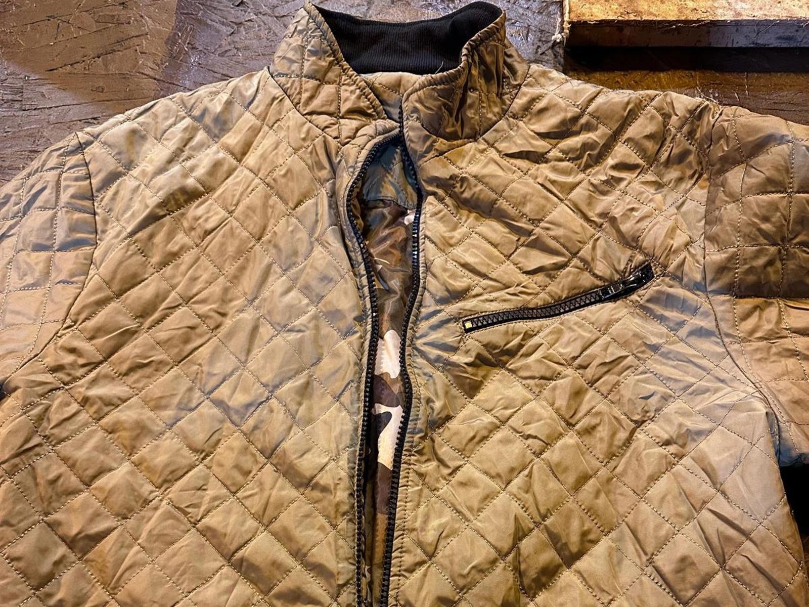 Reversible Camo Quilted Bomber Jacket by Outfitters