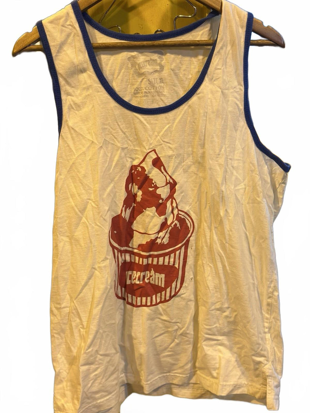 ICECREAM Pharrell Williams Ice Cream Tank Top XL Y2K