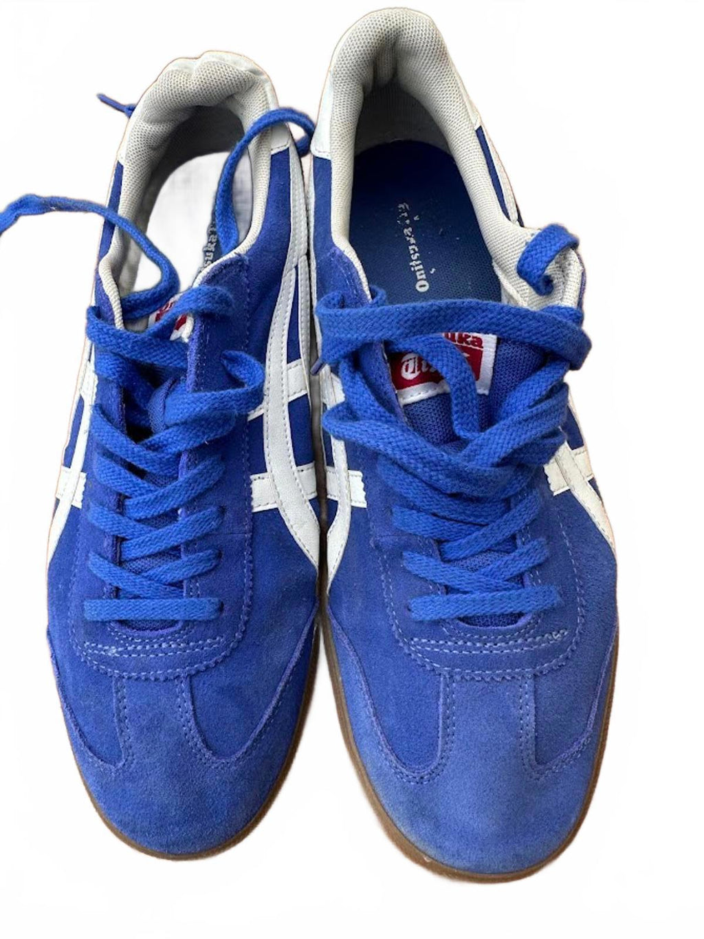 Onitsuka Tiger Blue Suede Sneakers US 9