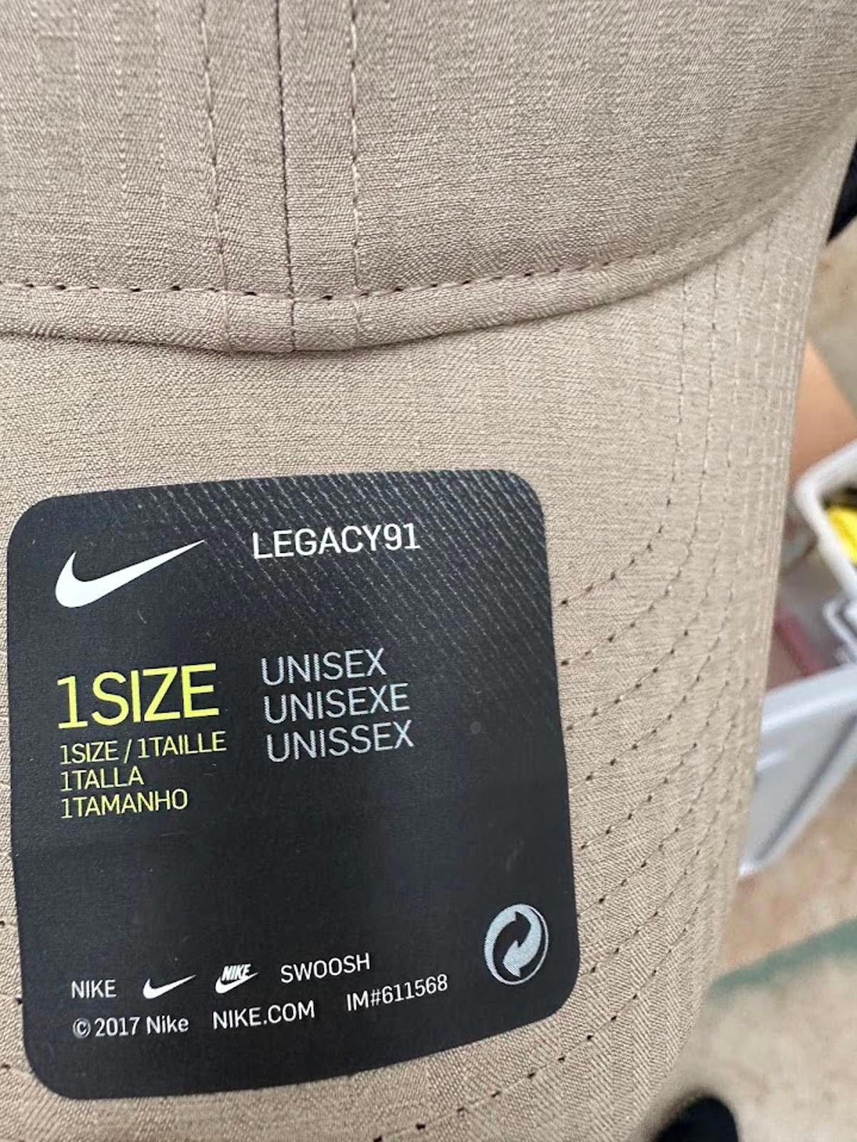 Nike Legacy91 Hat Khaki Strapback Swoosh Cap