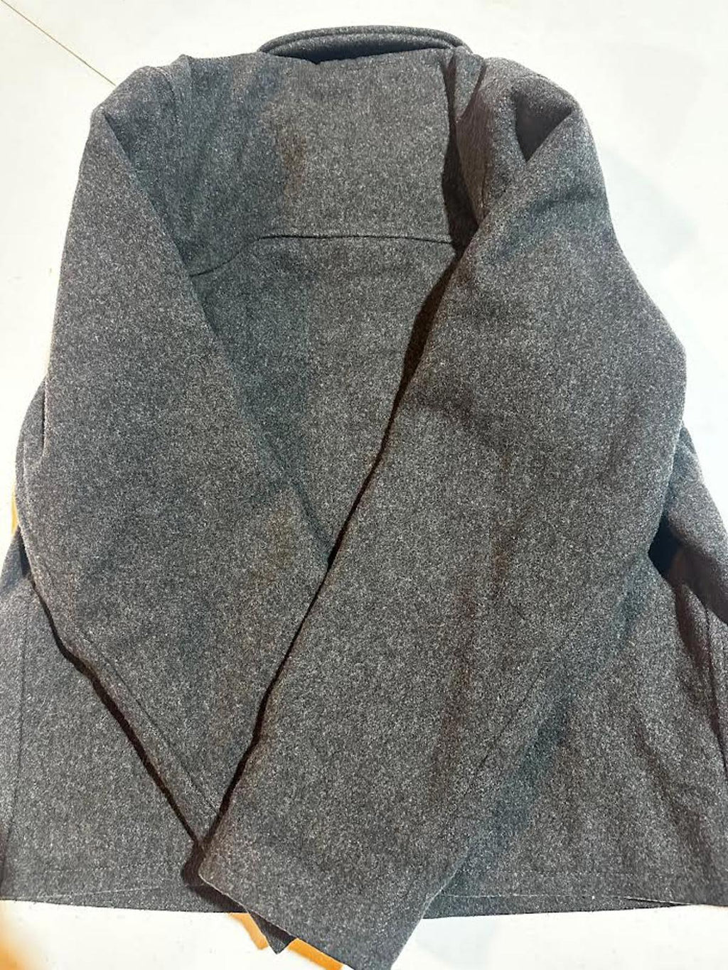 GAP Men’s Grey Wool-Blend Full Zip Jacket – Medium