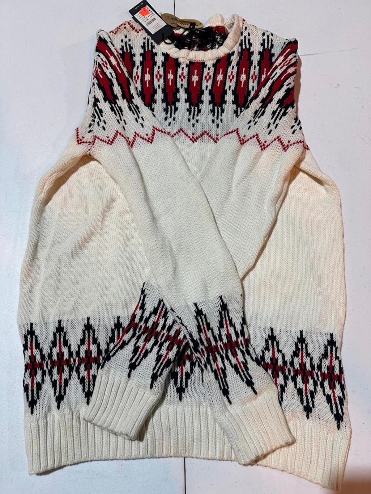 Cotton On Fair Isle Crew Knit L NWT
