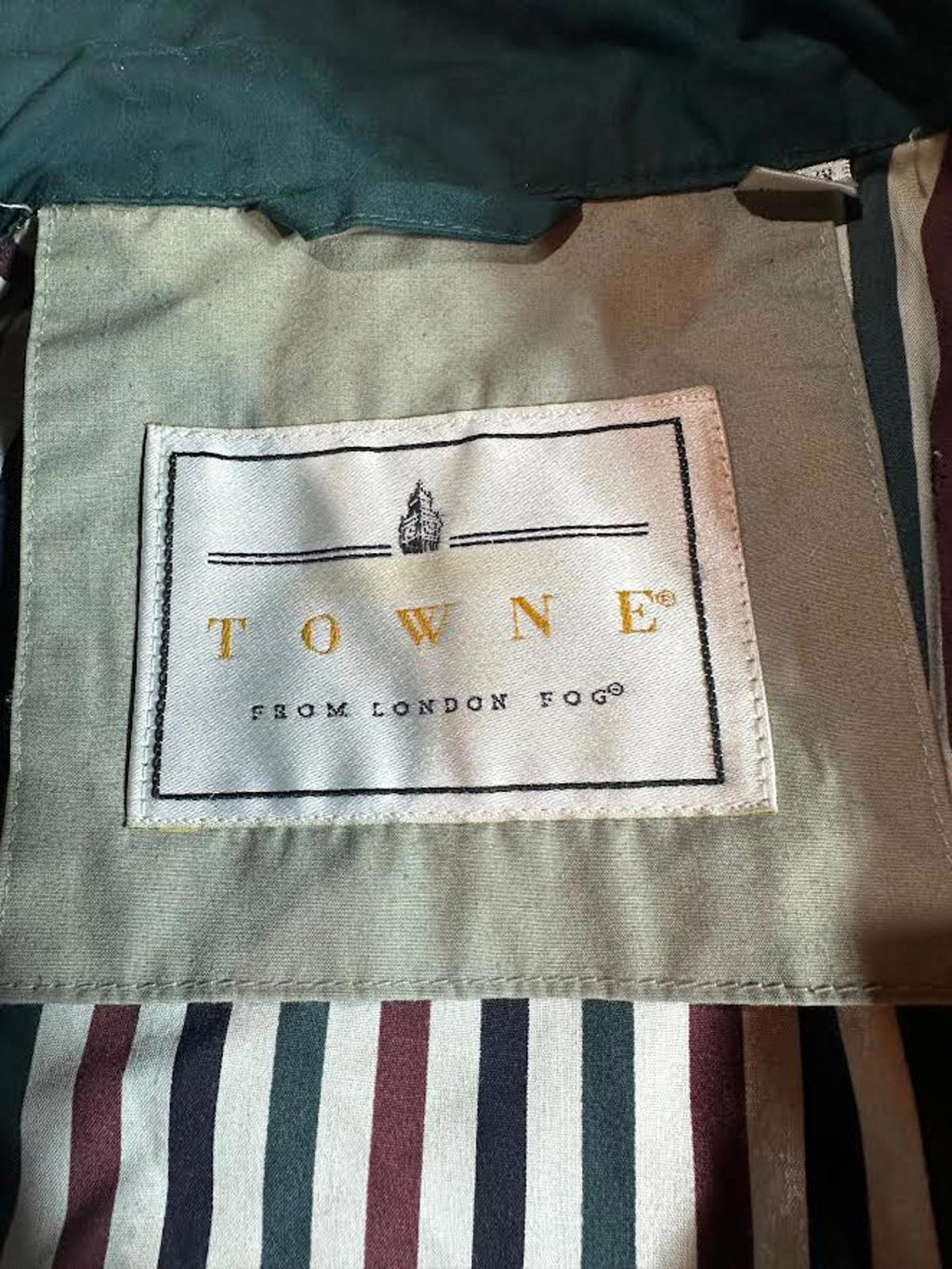 Towne from London Fog Men’s Utility Jacket Lined Medium