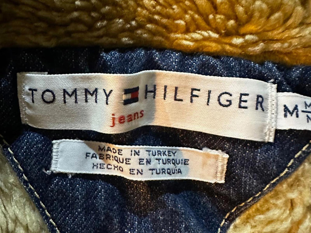 Tommy Hilfiger Jeans Sherpa Denim Vest Women’s M Turkey