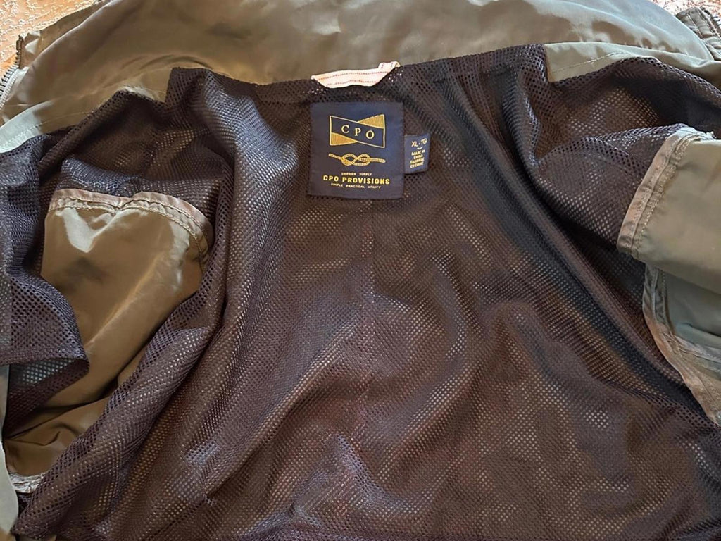CPO Provisions Olive Hooded Field Jacket XL