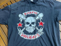 Rancid Hooligans Punk Rock Skull T-Shirt Large