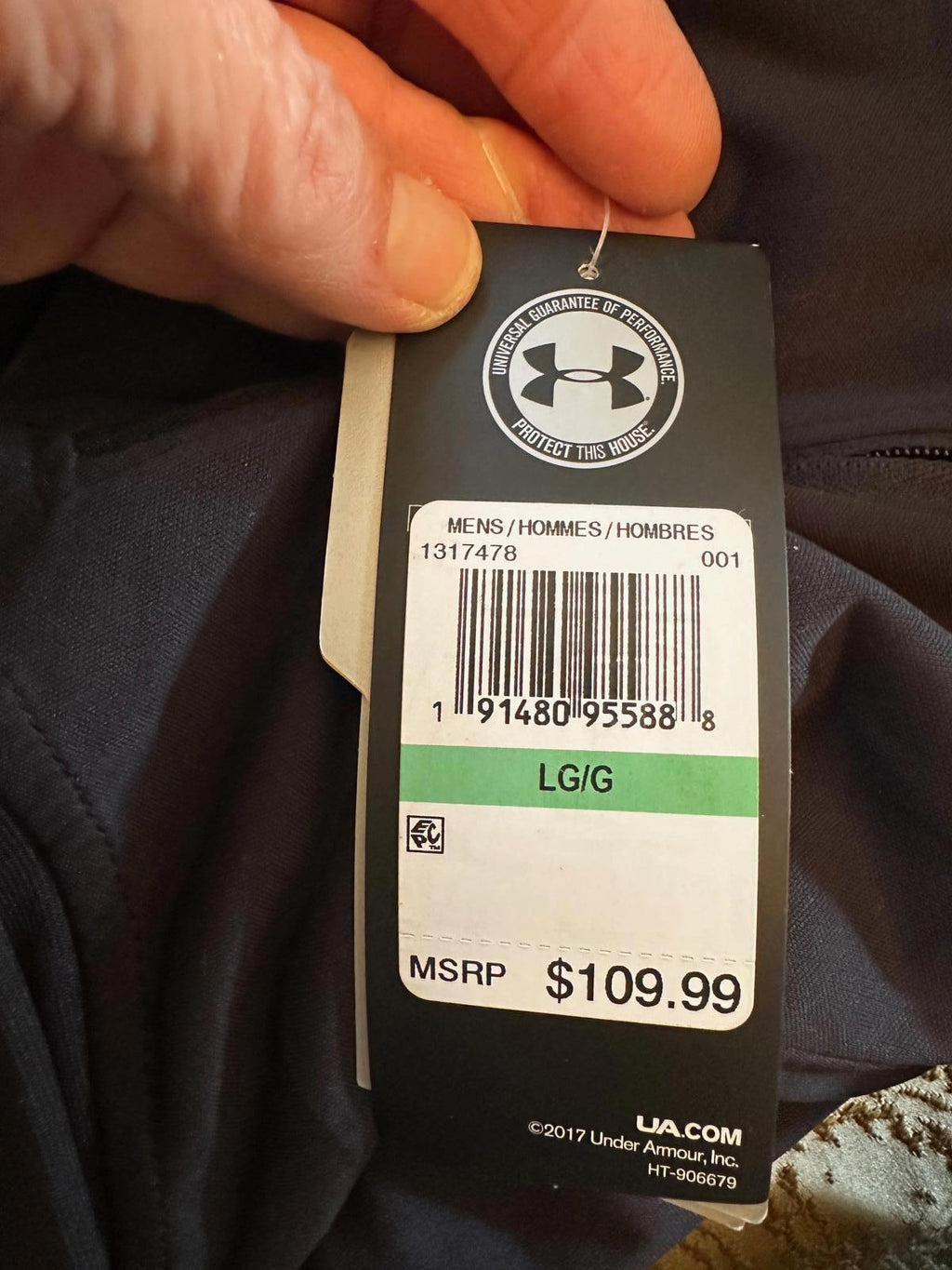 Under Armour ColdGear Reactor Jacket Men’s L NWT