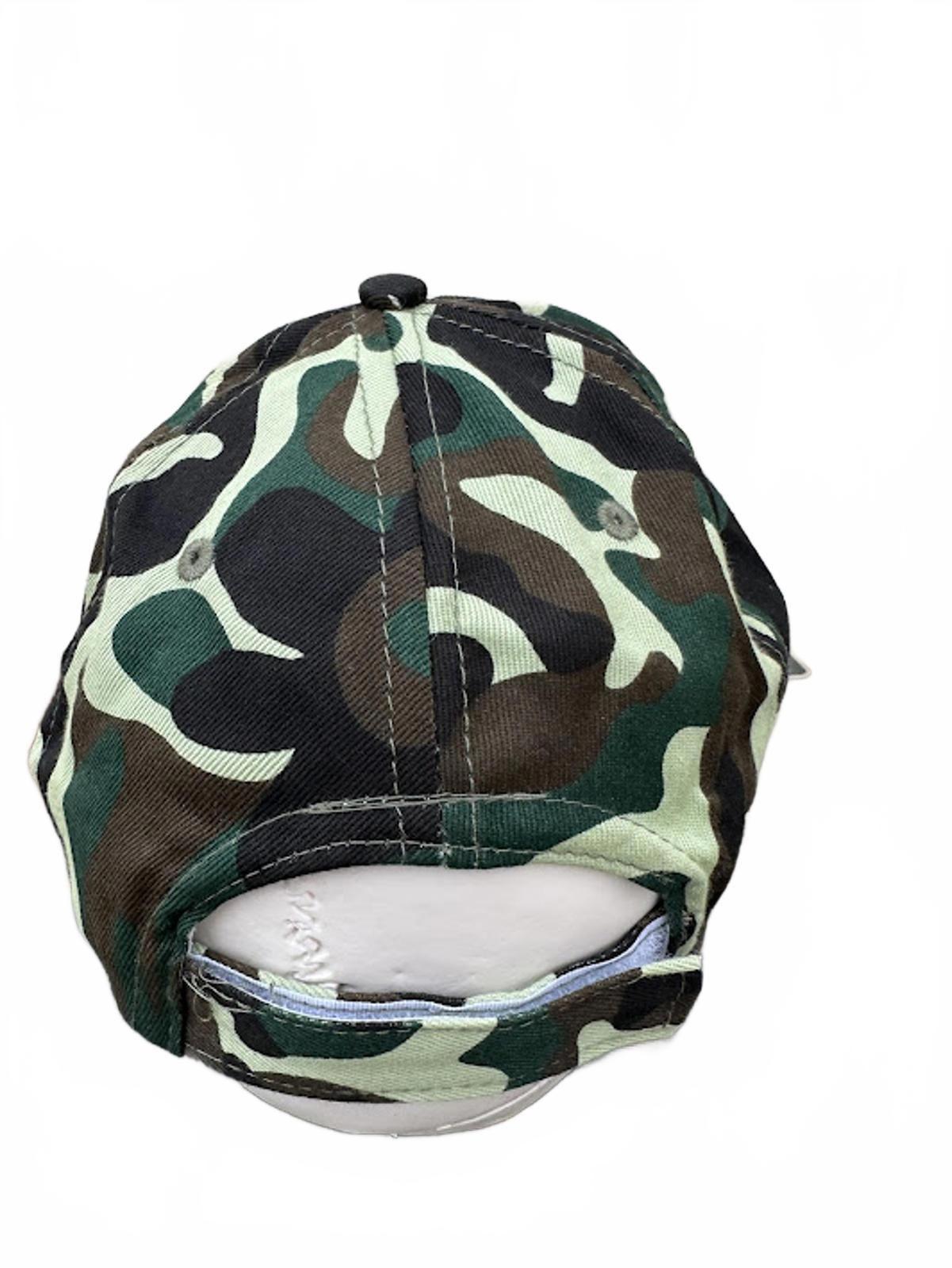 Camo Cotton Strapback Dad Hat Adjustable