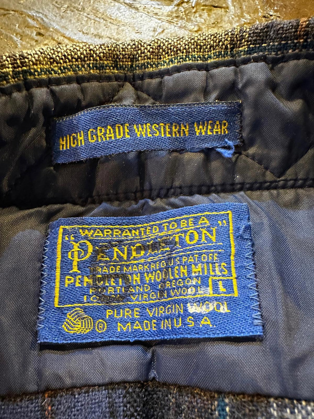 Pendleton High Grade Western Wool Shirt Lined USA