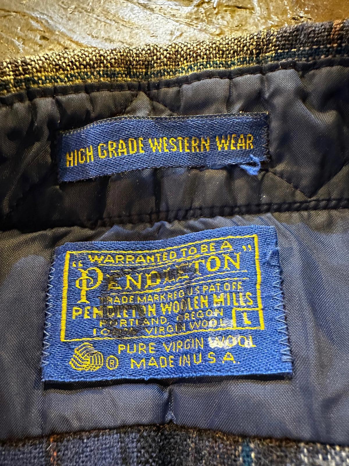 Pendleton High Grade Western Wool Shirt Lined USA